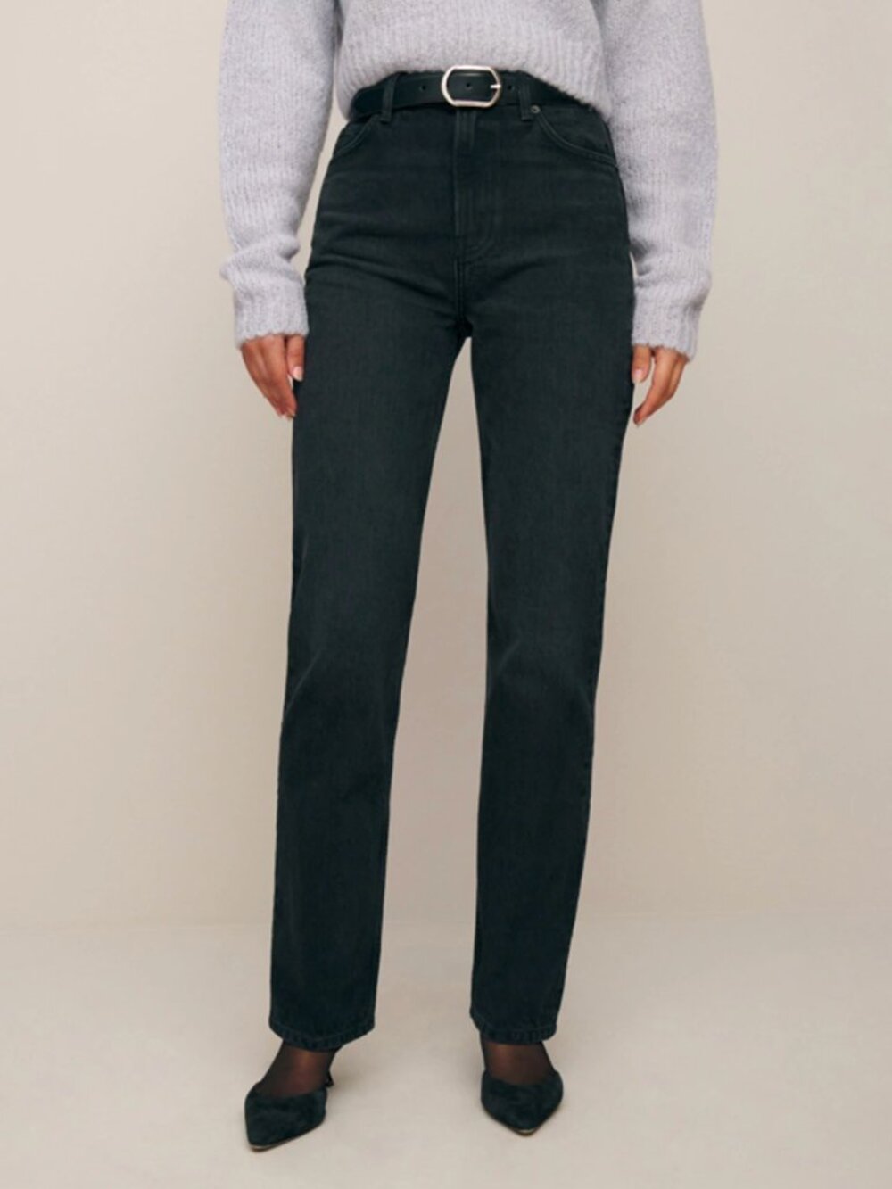 Reformation Abby High Rise Straight Jeans, Size 28